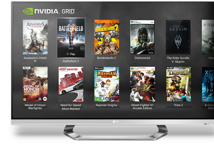 NVIDIA GRID 게이밍 서비스 예시 NVIDIA GRID 게이밍 서비스 예시
