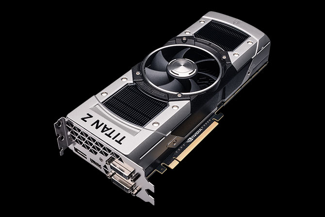 GeForce GTX TITAN Z 그래픽카드 측면